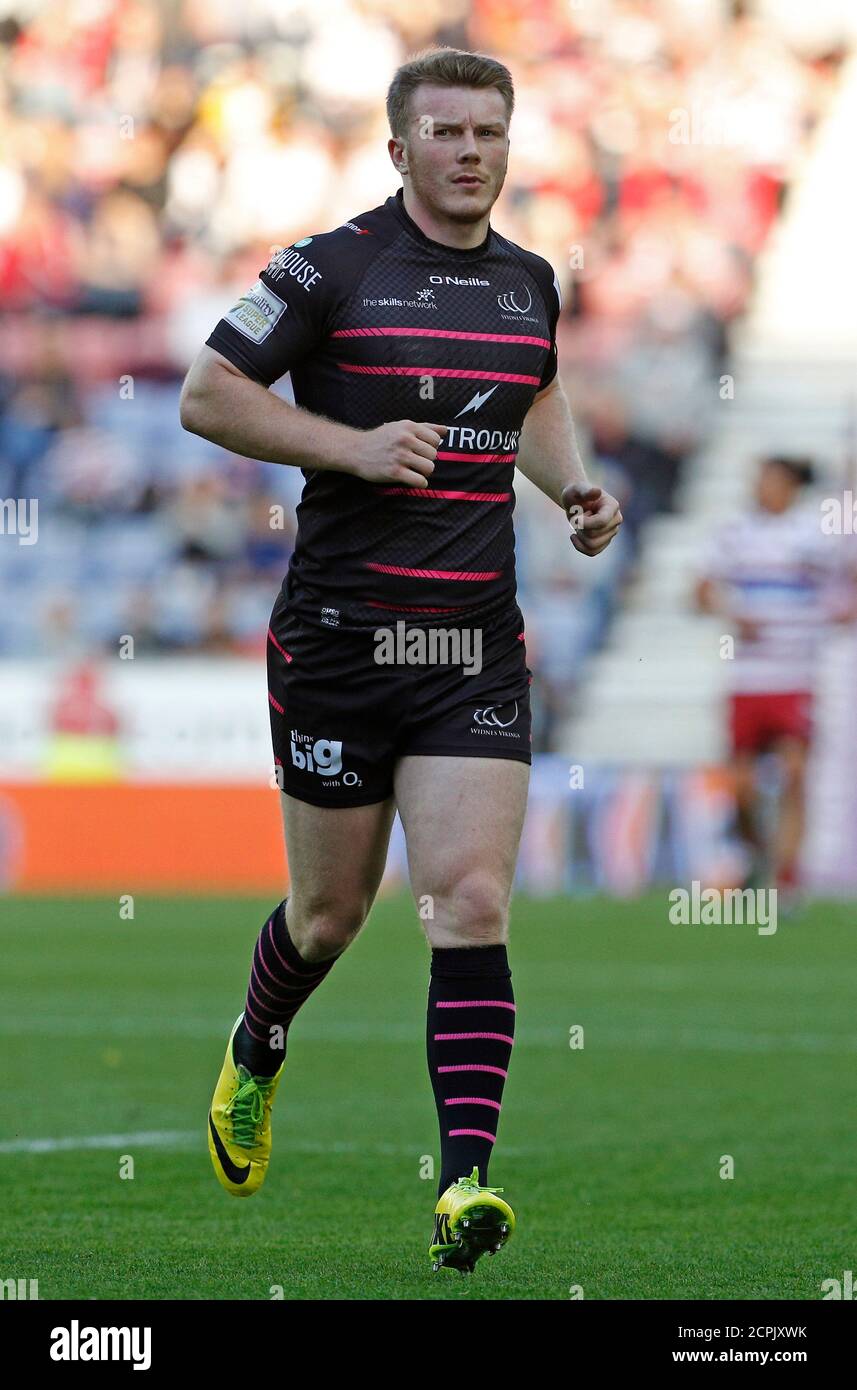 Rugby League - Wigan Warriors v Widnes Vikings - First Utility Super League - DW Stadium - 17/7/15 Paddy Flynn of Widnes Vikings Mandatory Credit: Action Images / Craig Brough  EDITORIAL USE ONLY. Stock Photo