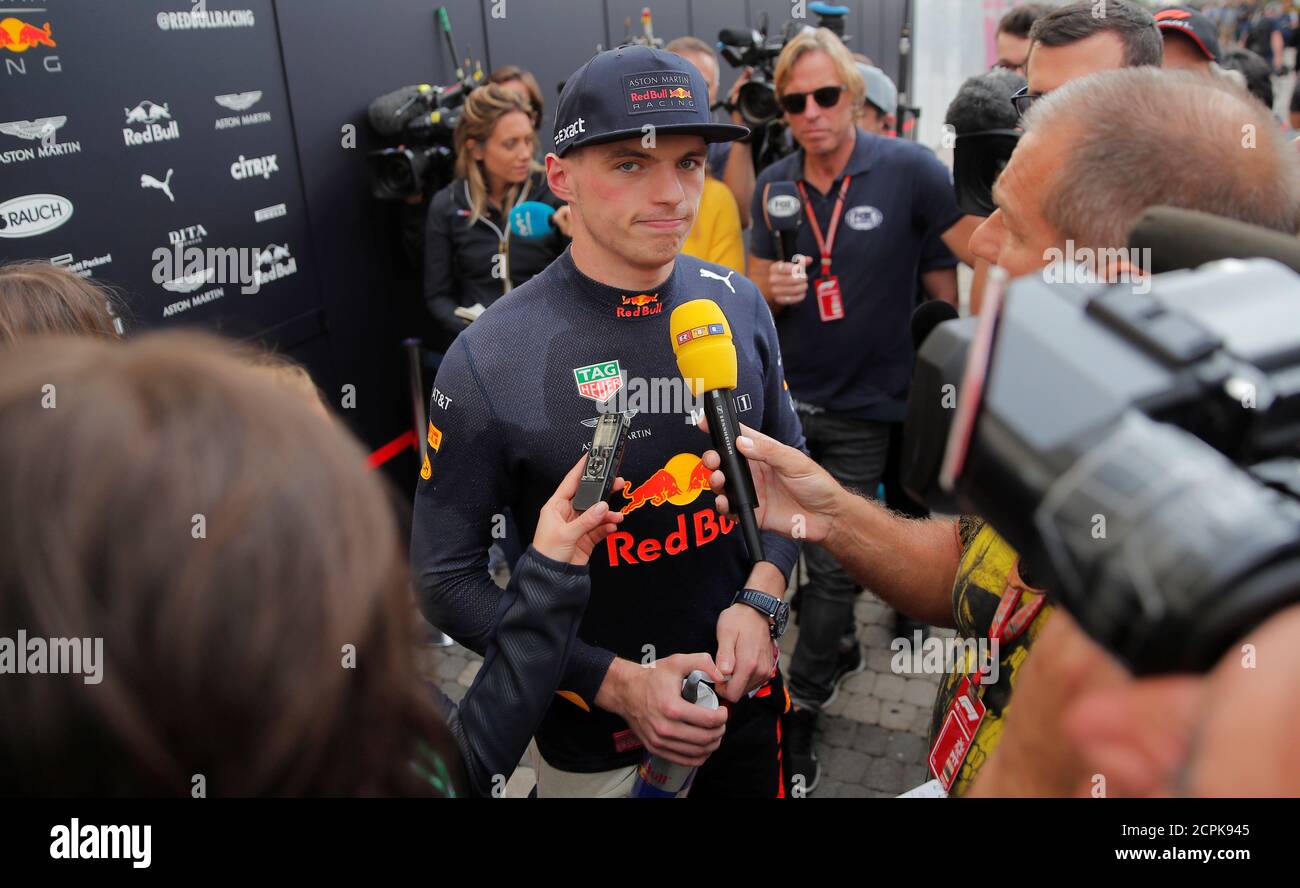 Interview with max verstappen hi-res stock photography and images - Alamy