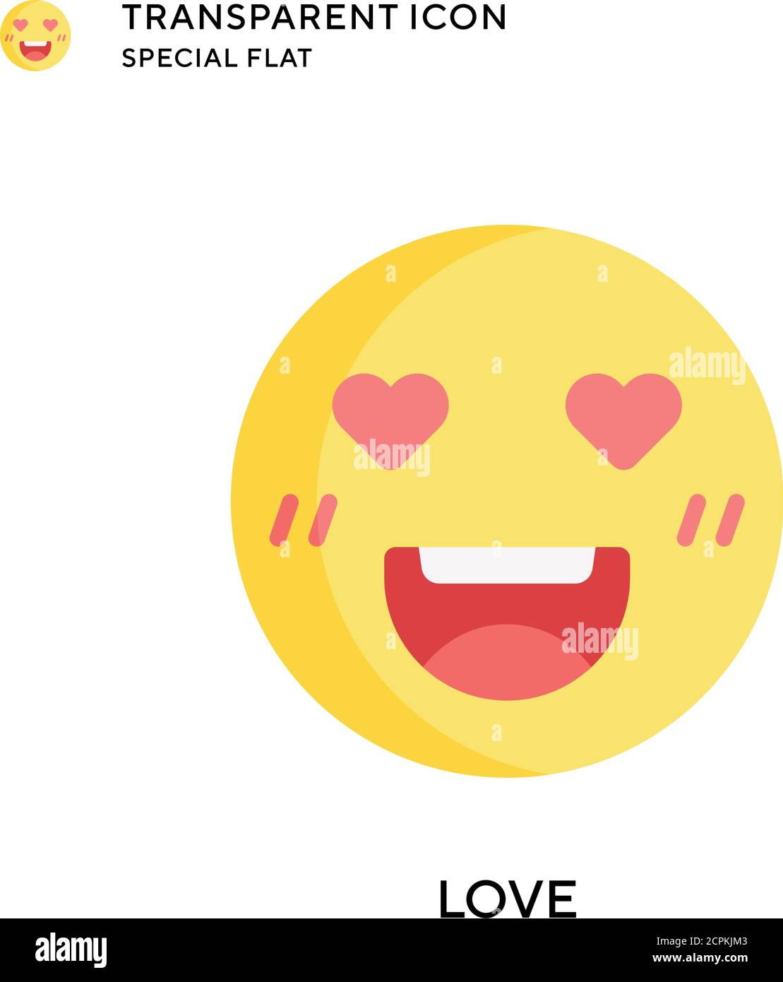 Love vector icon. Flat style illustration. EPS 10 vector Stock Vector ...