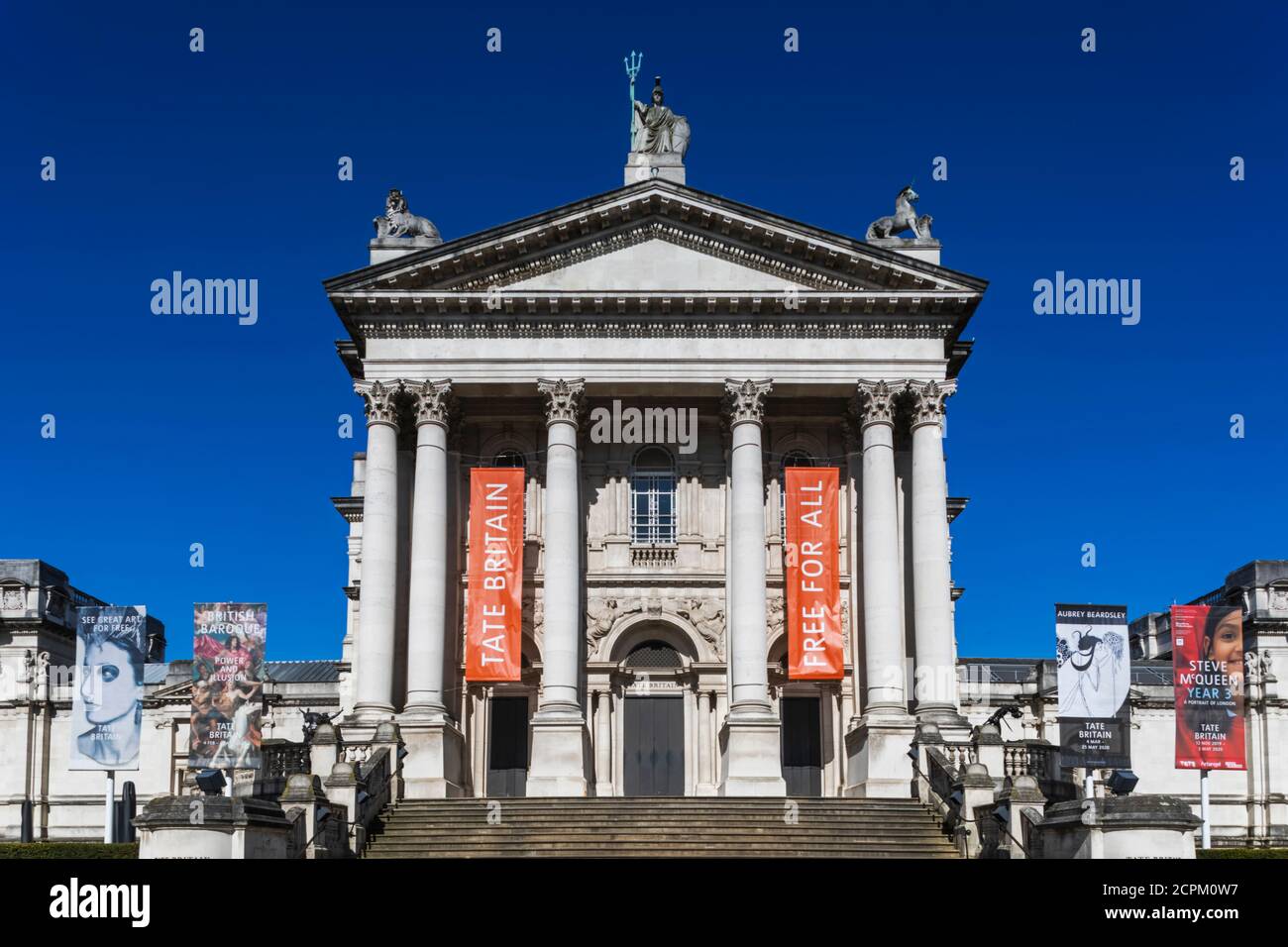 England, London, Westminster, Millbank, Tate Britain Gallery Stock Photo