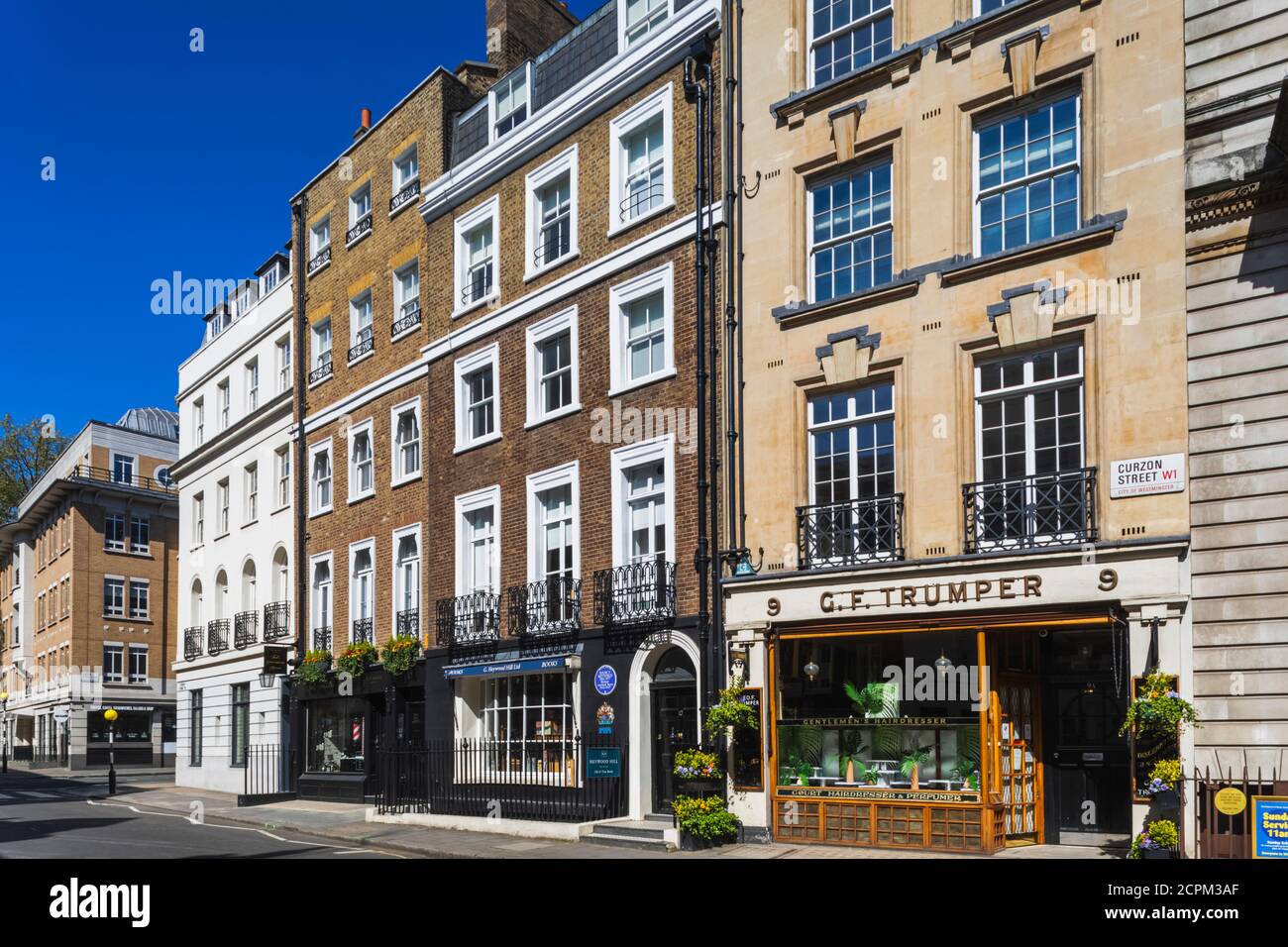 England, London, Westminster, Mayfair, Curzon Street Stock Photo