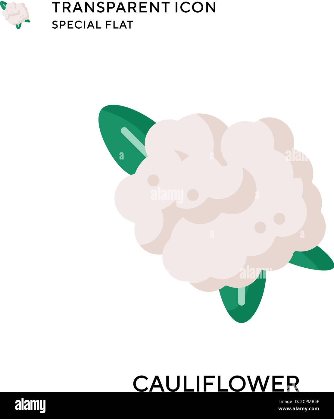 Cauliflower cutout Stock Vector Images - Alamy