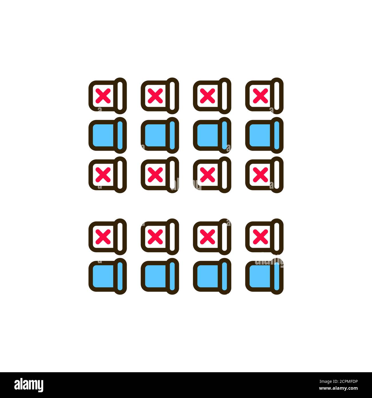 Plane seating chart hi-res stock photography and images - Alamy