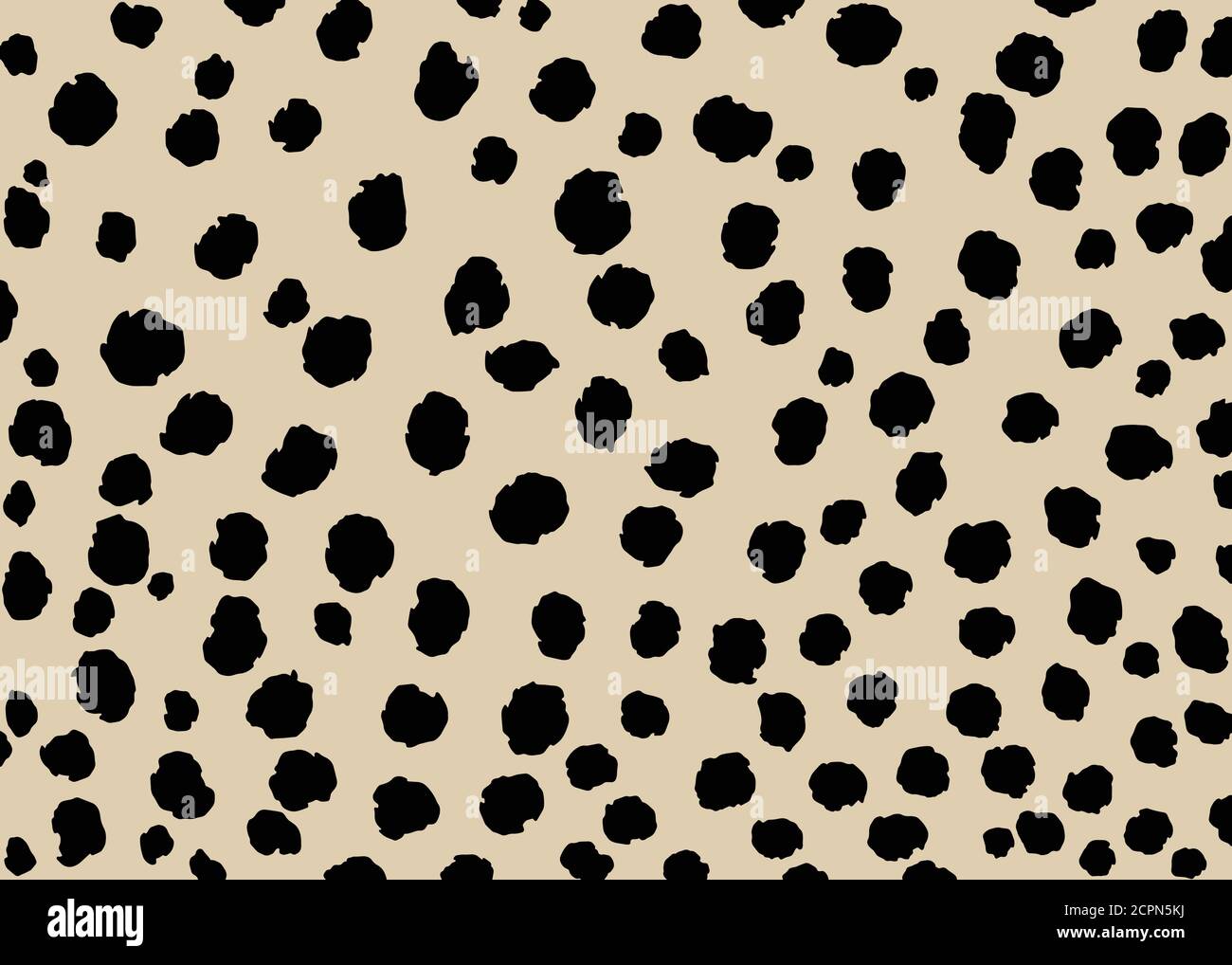 Leopard spots pattern design, vector illustration background. wildlife fur skin design illustration Stock Vector