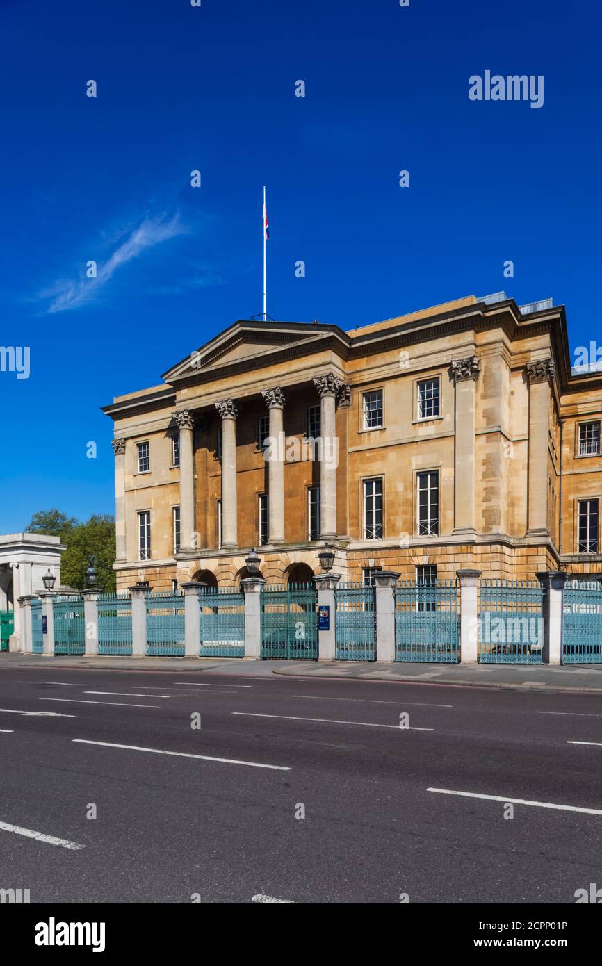 England, London, Westminster, Kensington and Chelsea, Knightsbridge, Hyde Park Corner, Piccadilly, Aspley House, Home of Duke of Wellington Stock Photo