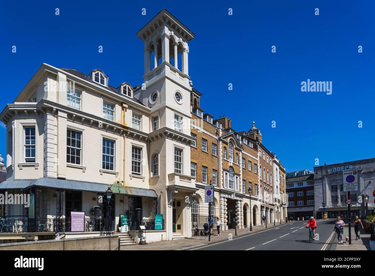 England, London, Richmond, Bridge Street Stock Photo