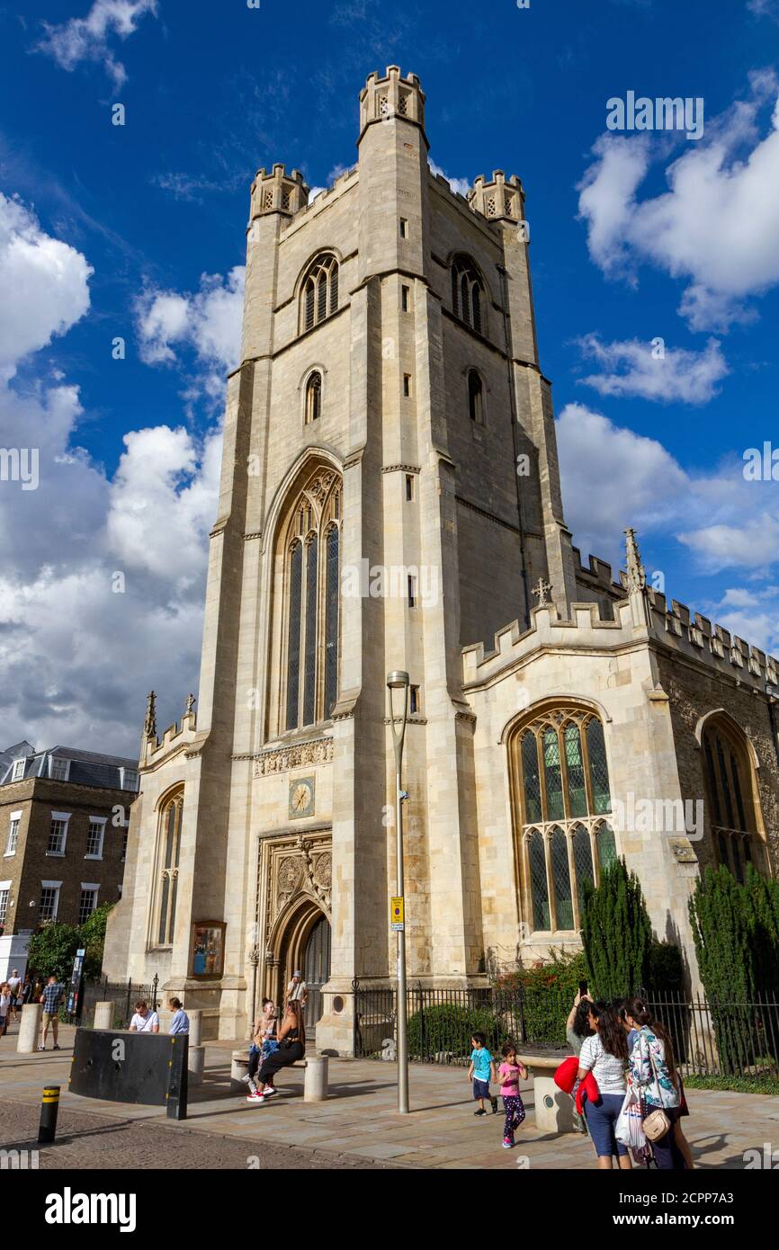 Great St Mary's Church, Kings Parade, Cambridge, Cambridgeshire, UK. Stock Photo