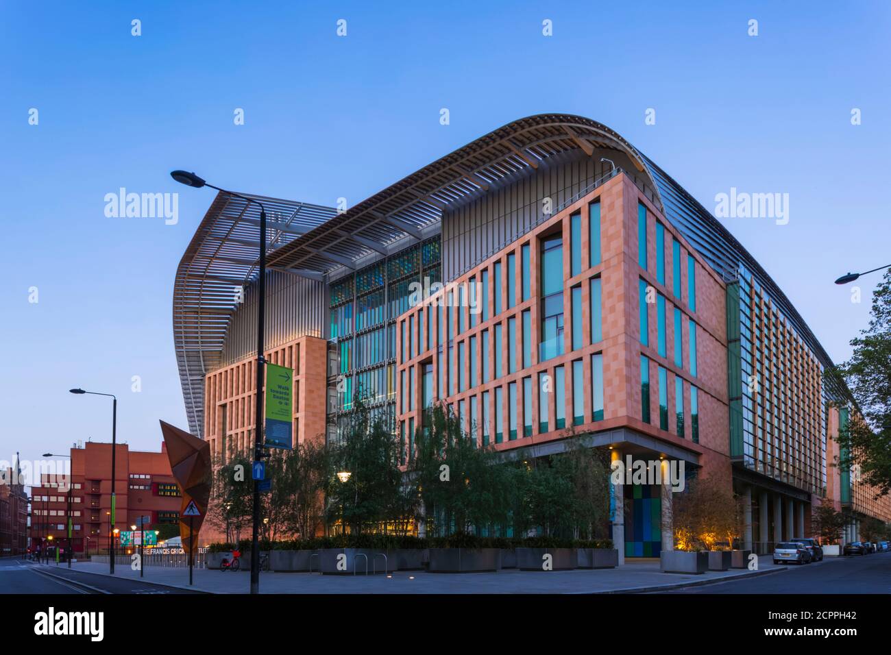 England, London, Kings Cross, The Francis Crick Institute of Bio-medical Research Stock Photo