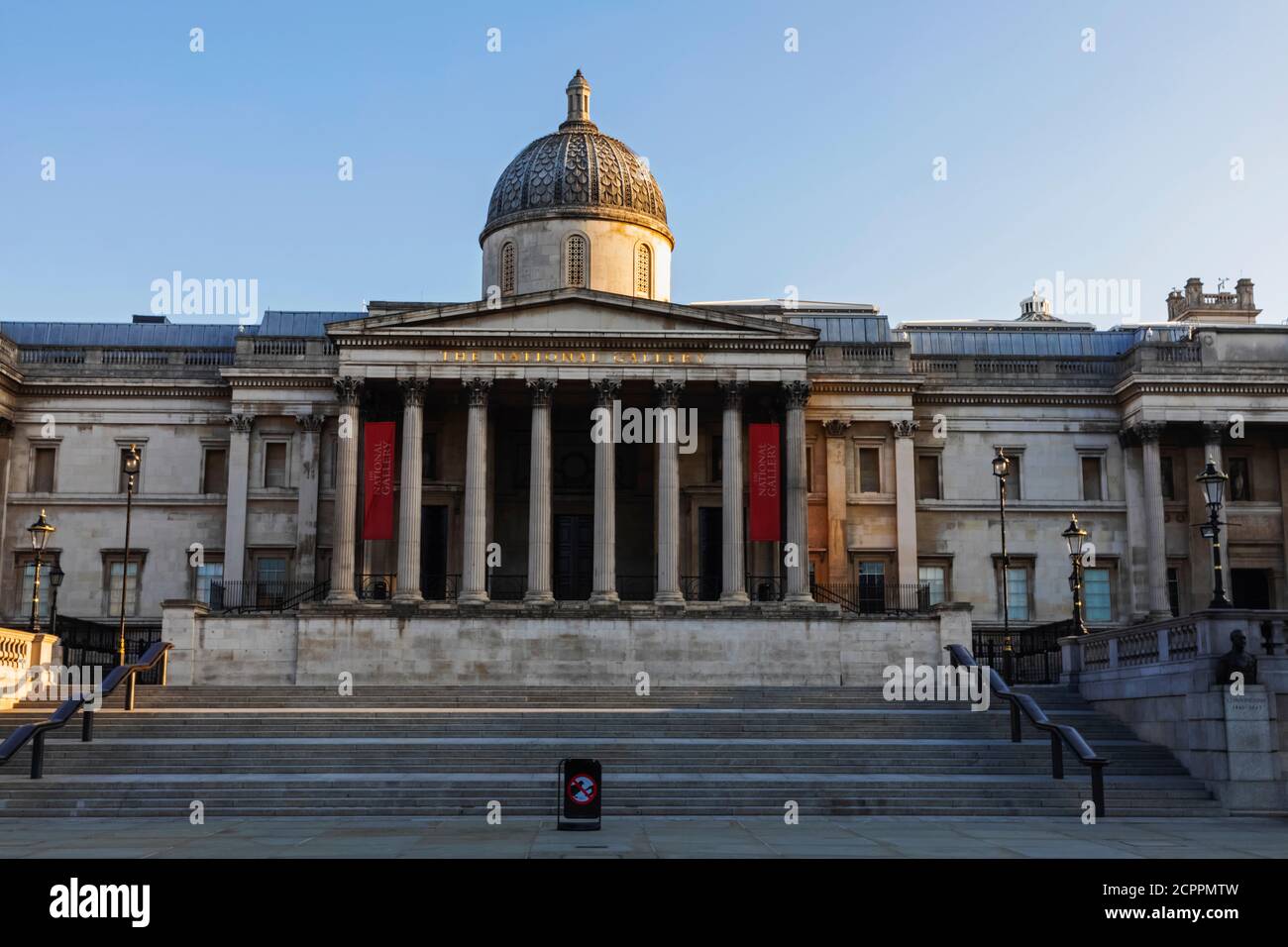 England, London, Trafalgar Square, National Gallery Stock Photo