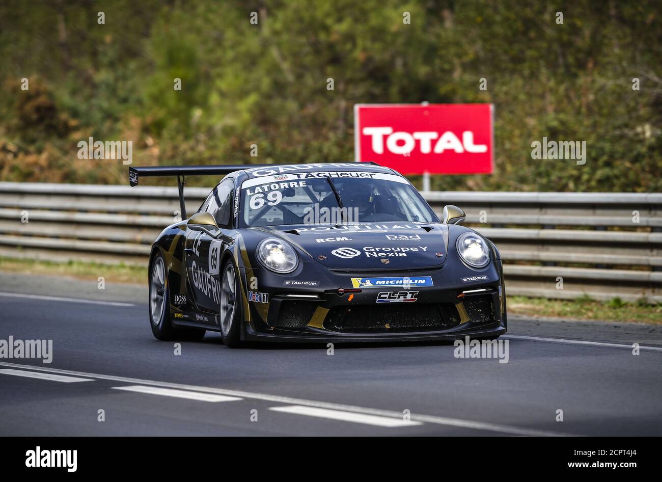 Le Mans, France. 19th Sep, 2020. 69 Latorre Florian, CLRT, Porsche 911 GT3 Cup, action during the 2020 Porsche Carrera Cup on the Circuit des 24 Heures du Mans, from September 18 to 19, 2020 in Le Mans, France - Photo Xavi Bonilla / DPPI Credit: LM/DPPI/Xavi Bonilla/Alamy Live News Credit: Gruppo Editoriale LiveMedia/Alamy Live News Stock Photo