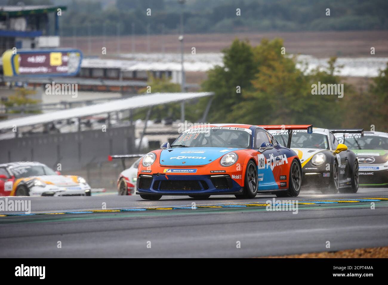 Le Mans, France. 19th Sep, 2020. 181 Julien Hanses, Porsche 911 GT3 Cup, action during the 2020 Porsche Carrera Cup on the Circuit des 24 Heures du Mans, from September 18 to 19, 2020 in Le Mans, France - Photo Thomas Fenetre / DPPI Credit: LM/DPPI/Thomas Fenetre/Alamy Live News Credit: Gruppo Editoriale LiveMedia/Alamy Live News Stock Photo