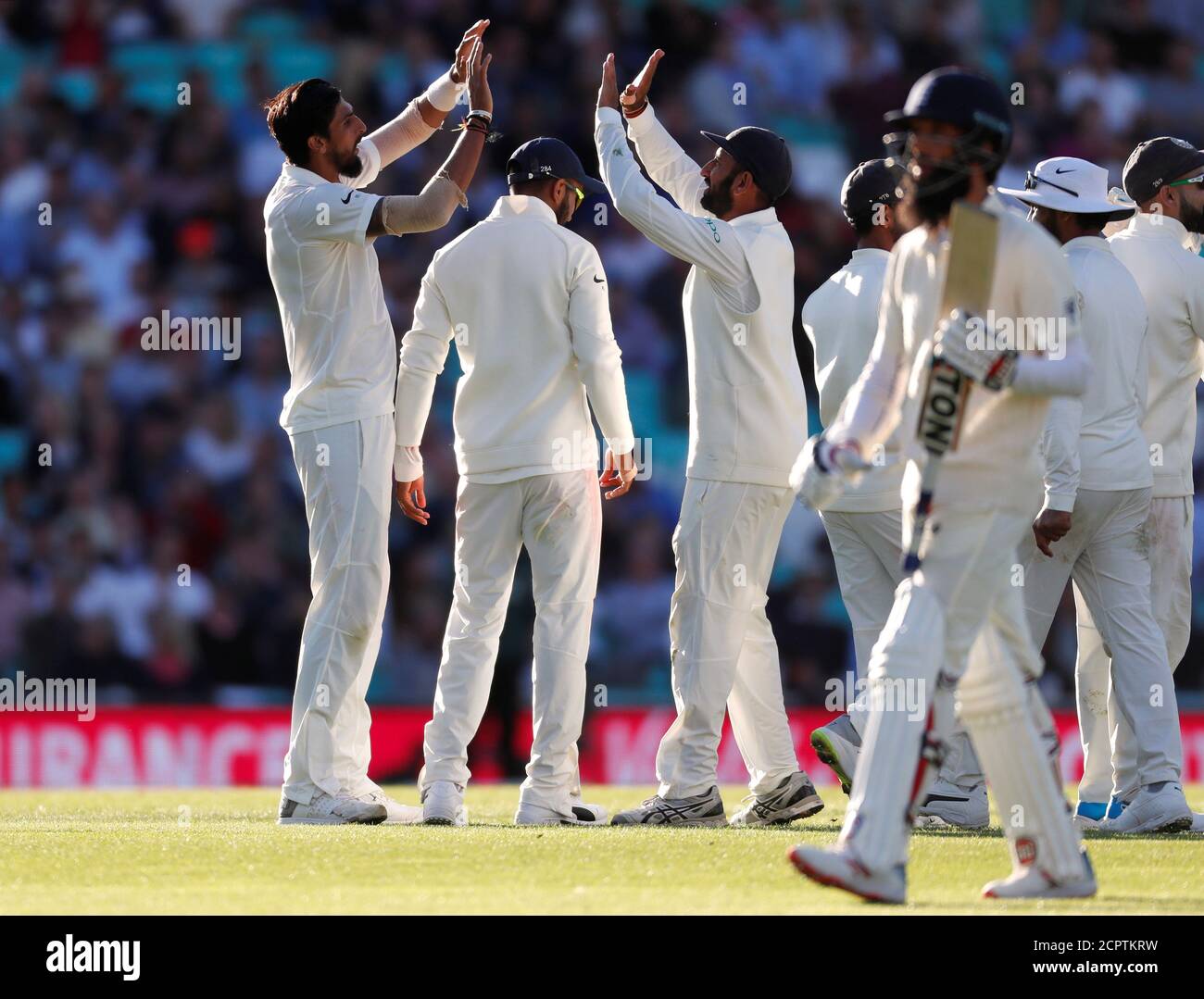 Englands Moeen Ali Left Hi Res Stock Photography And Images Alamy