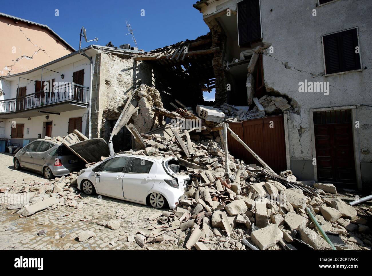 Aftermath Of Earthquake Amatrice High Resolution Stock Photography and ...