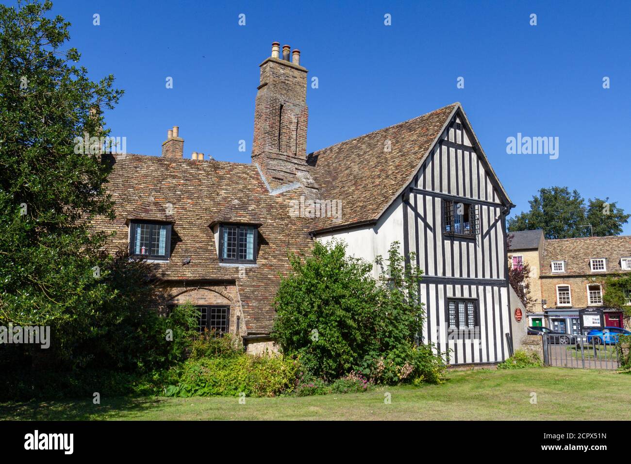 Oliver Cromwell's House on St Marys Street, Ely, Cambridgeshire, UK. Stock Photo