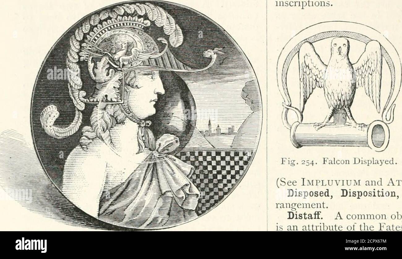 An illustrated dictionary of words used in art and archaeology. Explaining  terms frequently used in works on architecture, arms, bronzes, Christian art,  colour, costume, decoration, devices, emblems, heraldry, lace, personal  ornaments,