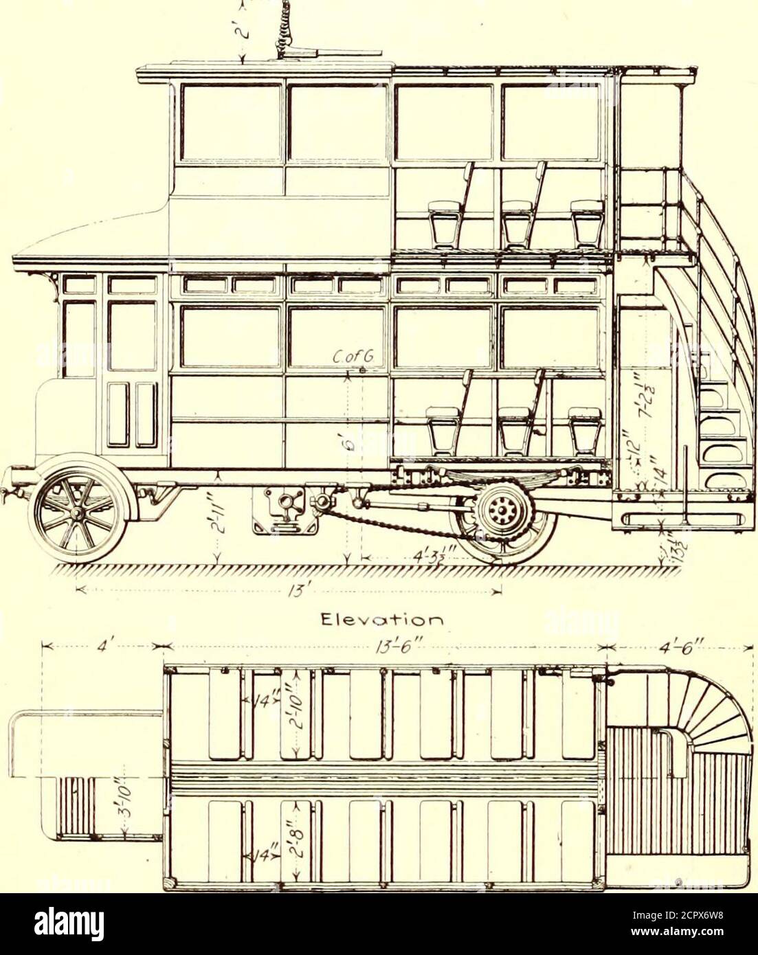 . Electric railway journal . ackless trolleyservice by the Bradford Corporation Tramways arearranged in accordance with the standard system of trolley, on the other hand, had to pay a road upkeepcharge of only 0..374d. per vehicle-mile, whereas eachcar operated was assessed 1.289d. per car-mile forgeneral repairs and maintenance of permanent way.In this last instance the trackless trolley has to payapproximately half as much per seat as the car. From a vehicle maintenance standpoint, the car hadthe better of the comparison, averaging 2.678d. per mileagainst 3.201d. per mile against the newer a Stock Photo