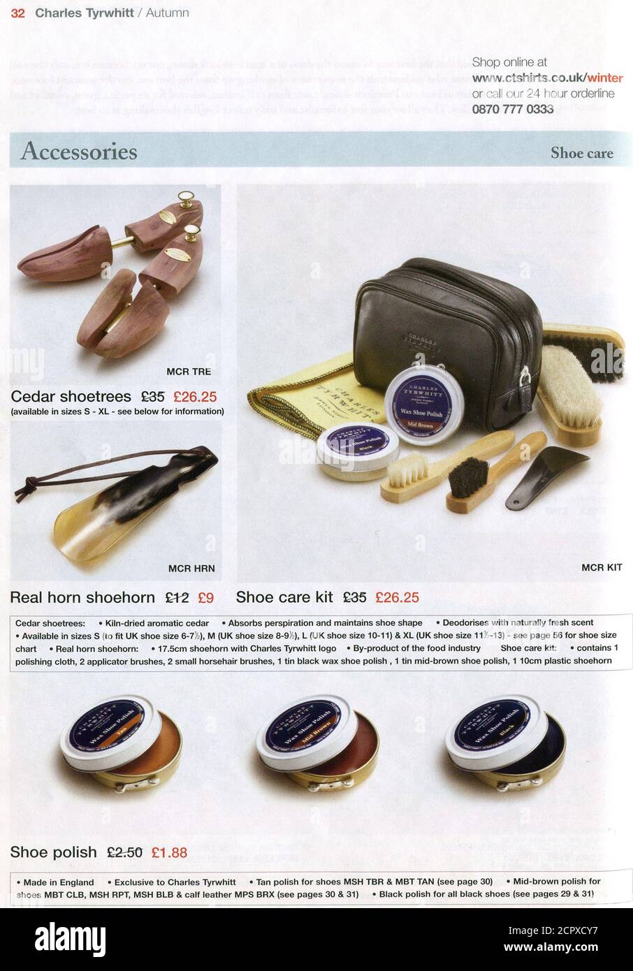 Charles tyrwhitt shoe shop care kit