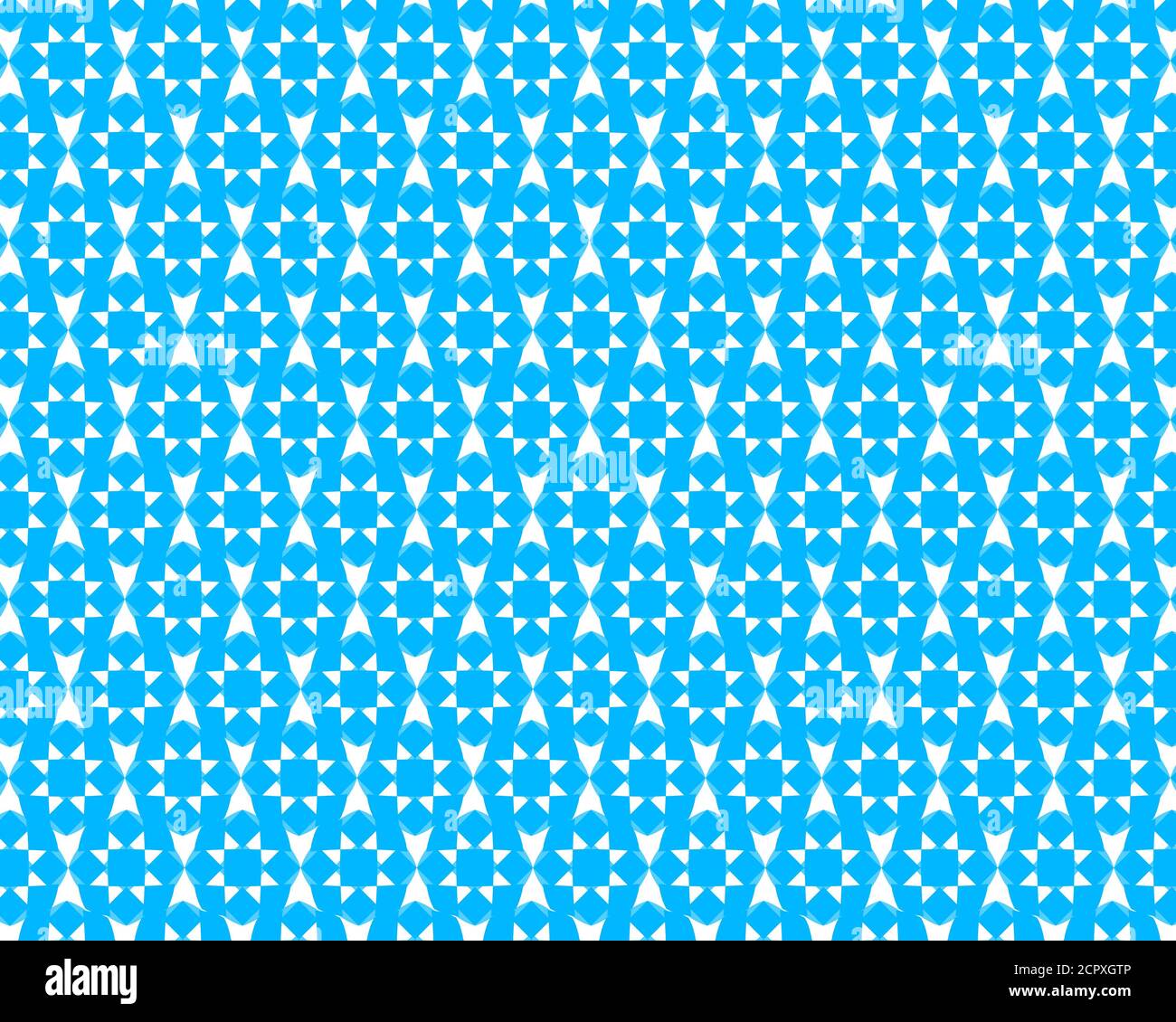 Abstract seamless white geometric patterns on blue background Stock ...