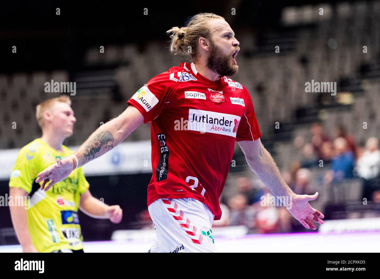 Denmark. 19th Sep, 2020. Henrik Mollgaard (21) of