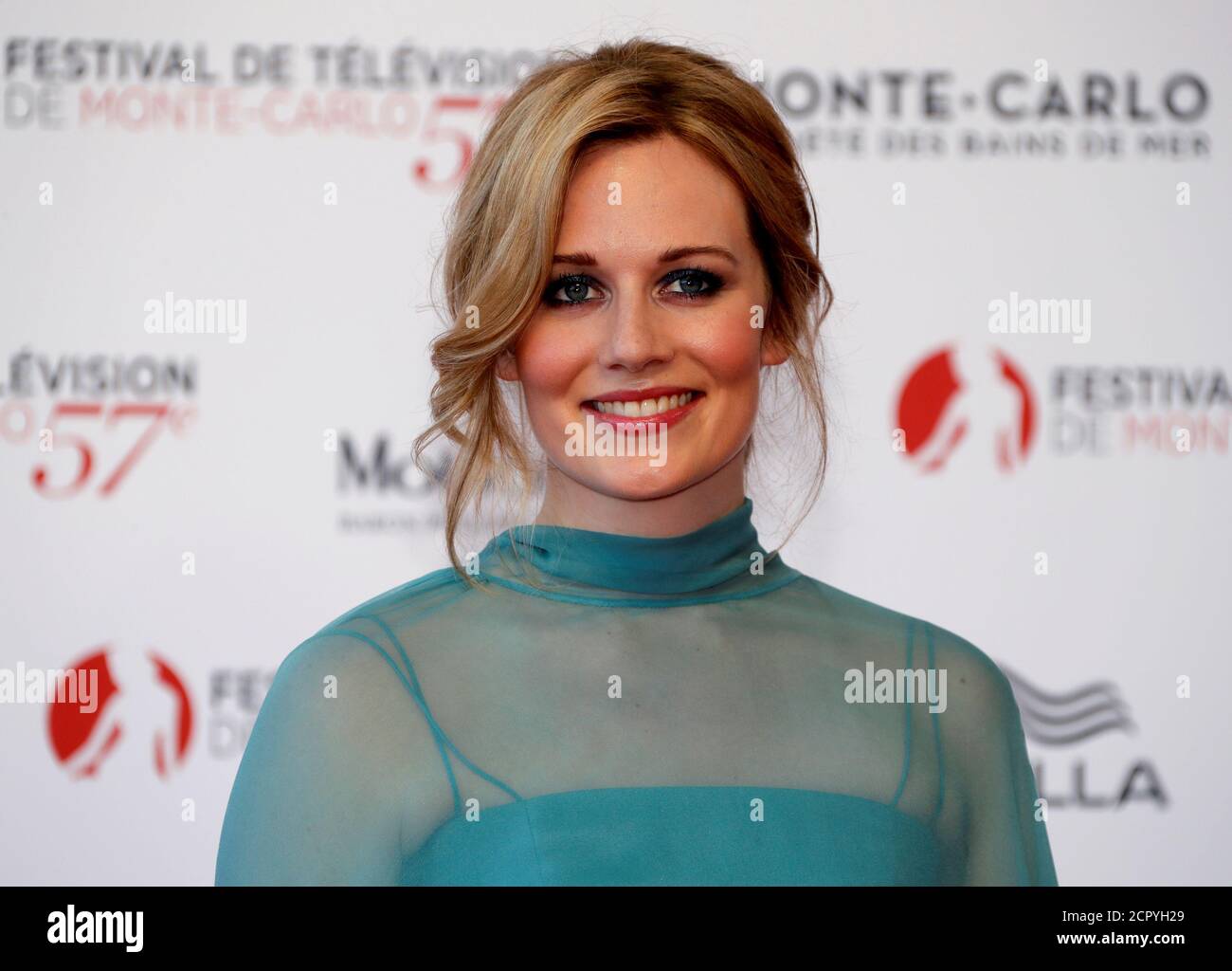 Actress Cara Theobold attends the opening ceremony of the 57th Monte