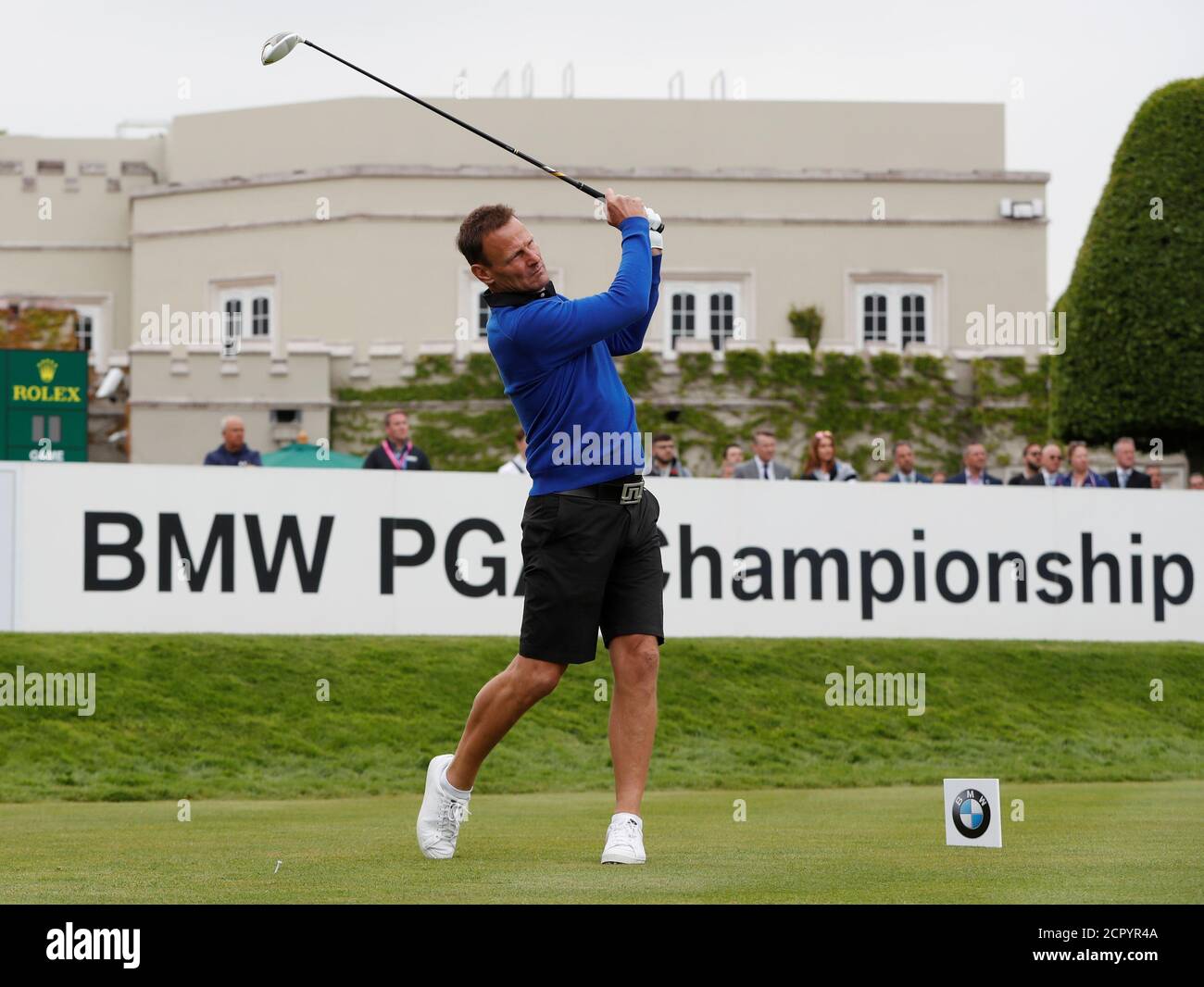 Footballer Golf High Resolution Stock Photography And Images Alamy