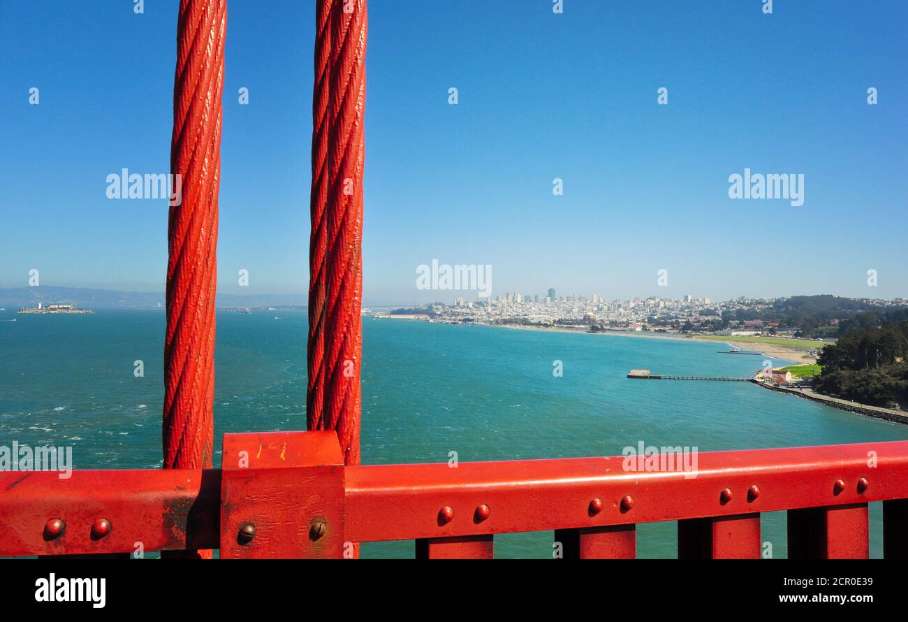 Golden Gate bridge, San Francisco Stock Photo