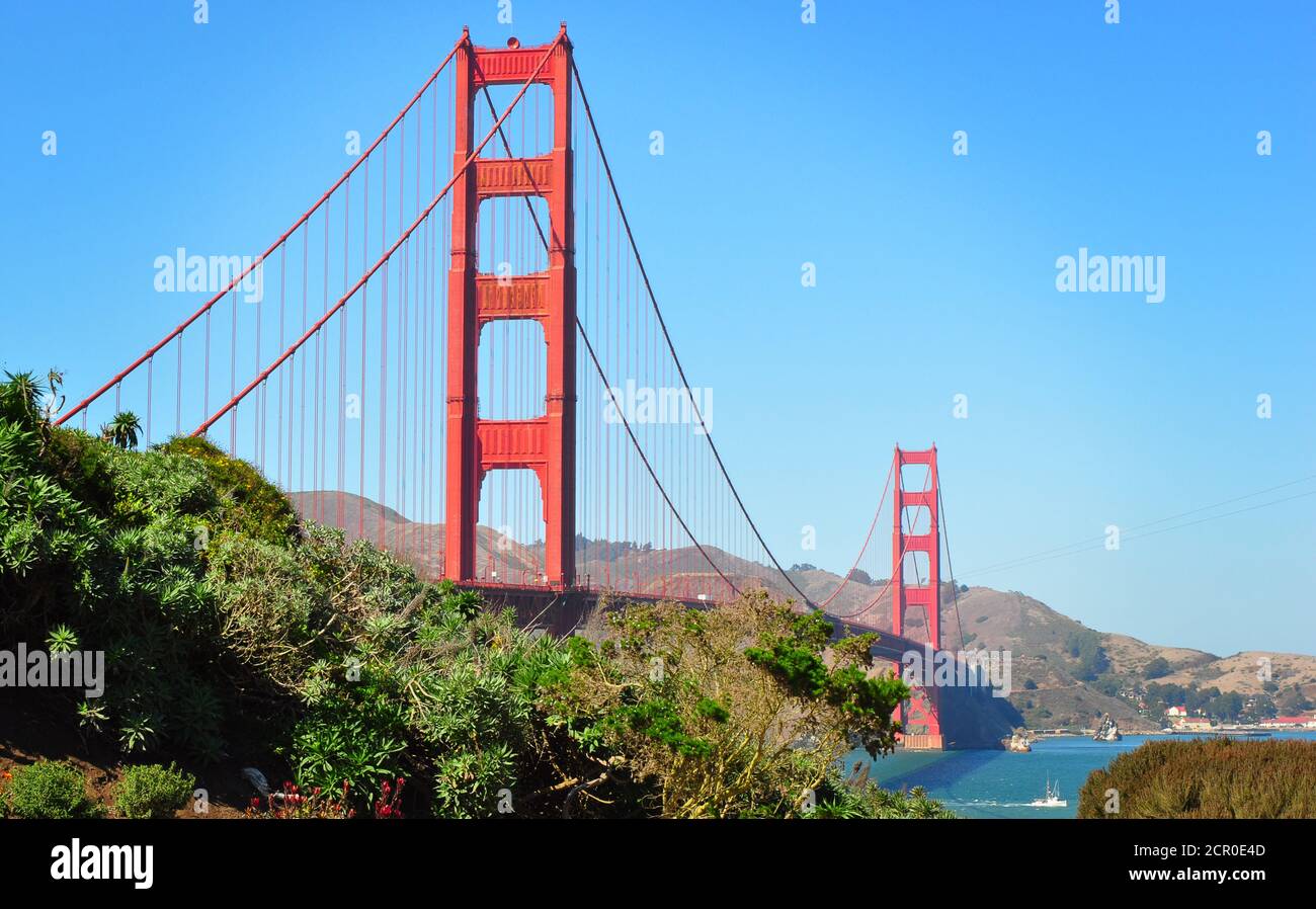 Golden Gate bridge, San Francisco Stock Photo