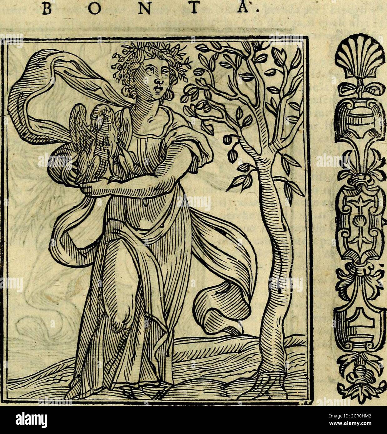 . Della novissima iconologia . ofitioiie di partiÌ)Uone,come fedele,verace, integro,giuftoj& Bella fi dipinge^perciòche la Bo.ntà.fi conoIce dalla bellezza, eflendo che la mente acquifta cognitionedcfenfi . Il Veltito delloro fignifica Bontà,per efiiirloro fupremamente buono fra tutti i metalli.-Hbratio dimanda aurea la mcdiocrità,dalla_^quale deriua la Bontà iftella in tutte le cofcj-■ LAlbero alla riua del fiume è conforme alle paiole di Dauid nel fuo i.Salmoj che dice:lhuomochefegiiela legge di Dio efier filmi-le ad vnalberopiantato alla riua dvn rtrfccJ-Jóchiaro,beHo,& coiTcniu-jC per non Stock Photo