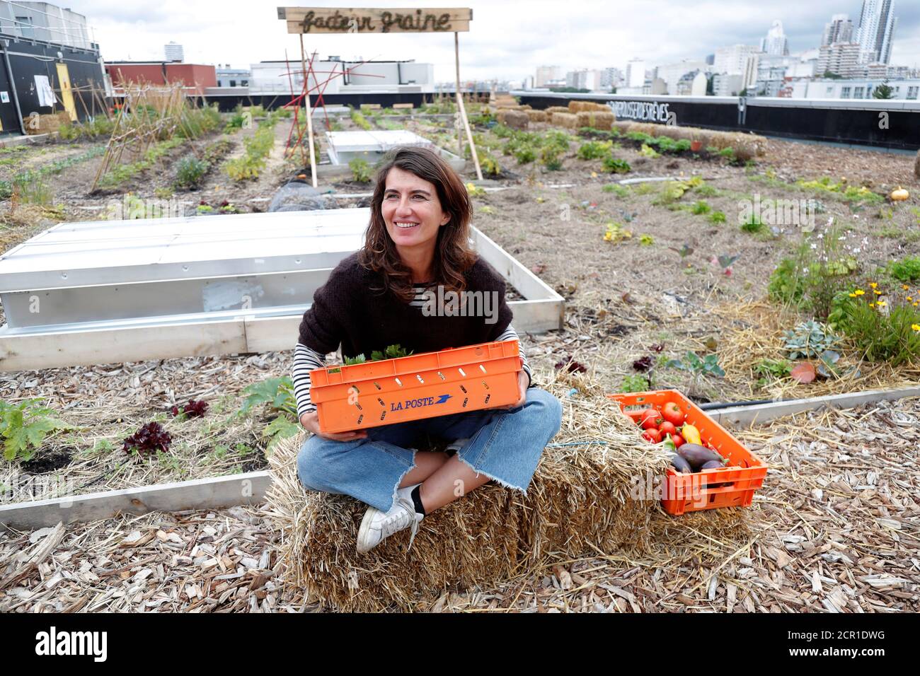 Paris rooftop farm hires stock photography and images Alamy