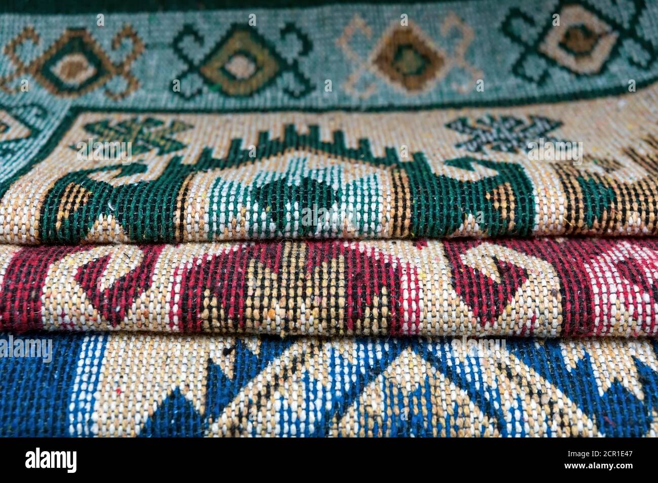 The samples of Georgian traditional carpets Stock Photo - Alamy