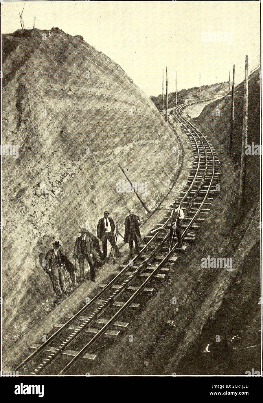. The Street railway journal . in fact, the samematerial has been used inbuilding a large dry-dock inthe harbor-of Naples. The Pugliano station atthe beginning of the line hasnot yet been definitely com-pleted, owing to the fact thatsome arrangement is - to bemade for connection withthe proposed Naples-Resinaline. A connection is alsoproposed with the Circum-vesuviana line, which is nowunder construction. FromPugliano the line traverses avery fertile agricultural dis-trict, and just before reach-ing the rack road passes through a number of petrifiedlava streams. The first station, San Vito, is Stock Photo
