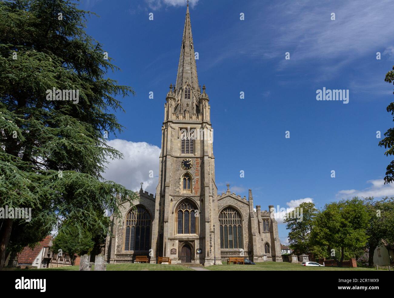 St Marys Church in Saffron Walden, Essex, UK Stock Photo Alamy
