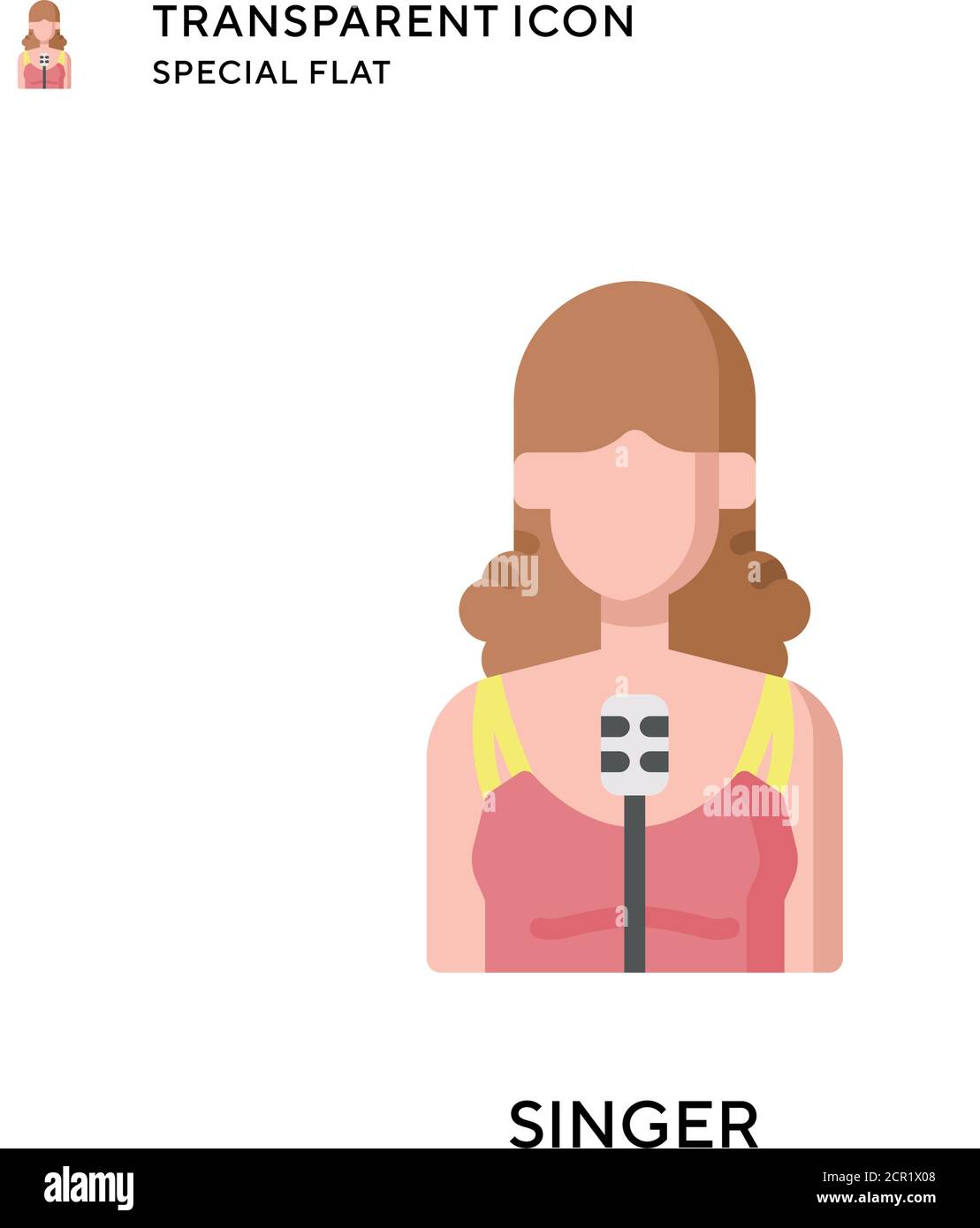 Black female vocalist Stock Vector Images - Alamy