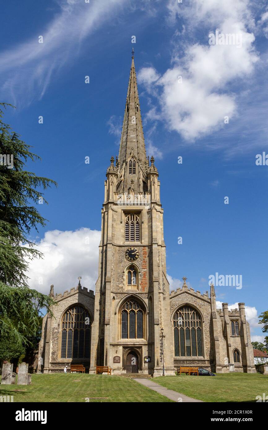 St Marys Church in Saffron Walden, Essex, UK Stock Photo Alamy