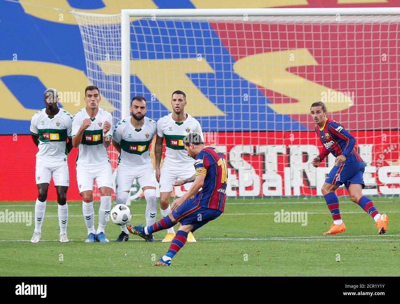 Barcelona, Barcelona, Spain. 19th Sep, 2020. Messi of FC Barcelona in action during the Gamper Trophy match between FC Barcelona and Elche at Camp Nou on September 19, 2020 in Barcelona, Spain. Credit: David Ramirez/DAX/ZUMA Wire/Alamy Live News Stock Photo