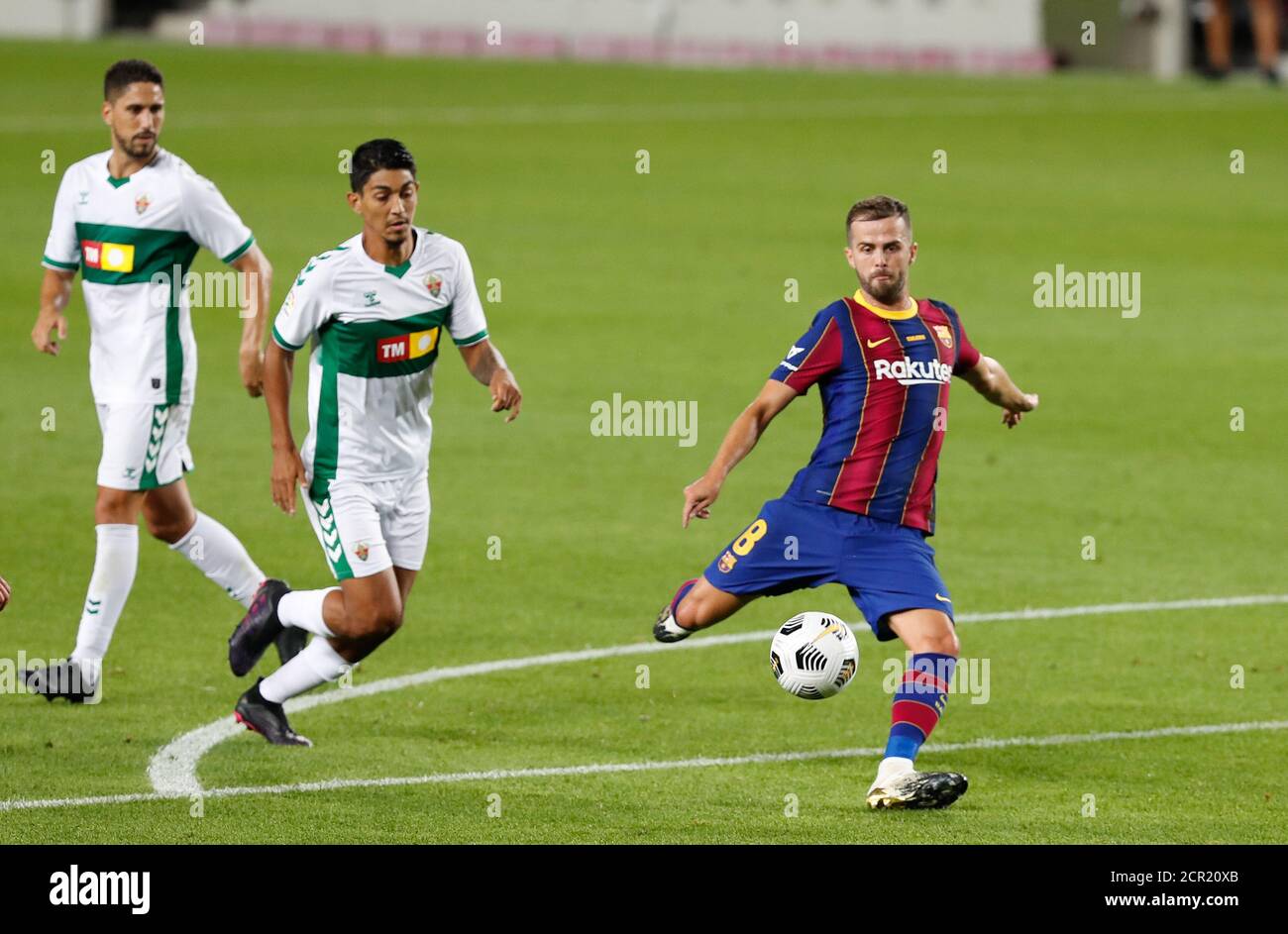Barcelona, Barcelona, Spain. 19th Sep, 2020. Pjanic of FC Barcelona in action during the Gamper Trophy match between FC Barcelona and Elche at Camp Nou on September 19, 2020 in Barcelona, Spain. Credit: David Ramirez/DAX/ZUMA Wire/Alamy Live News Stock Photo