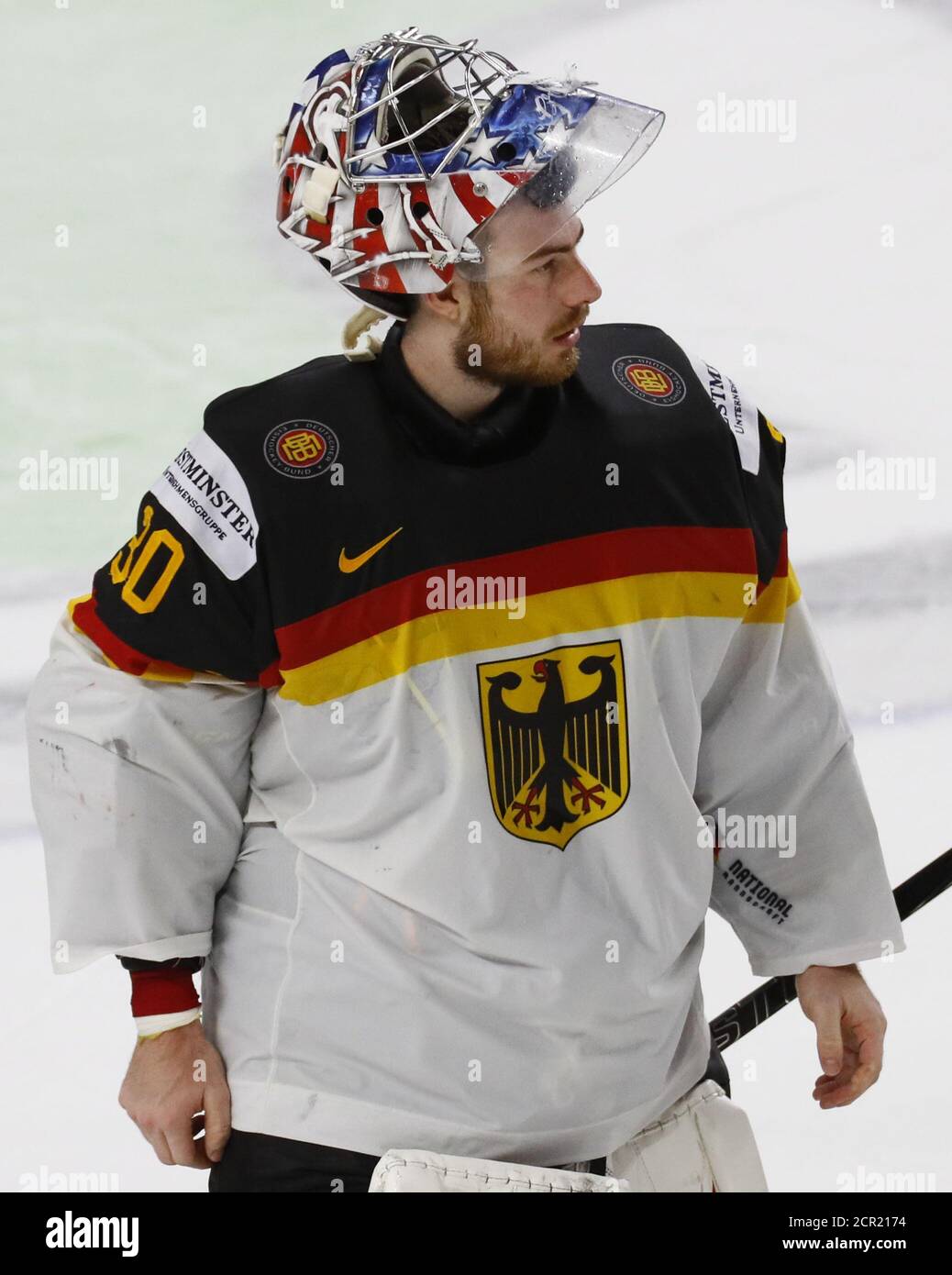 Ice Hockey 2017 Iihf World Championship Quarterfinal Canada V Germany Cologne Germany 18 5 17 Goalkeeper Philipp Grubauer Of Germany Skates After The Game Reuters Wolfgang Rattay Stock Photo Alamy
