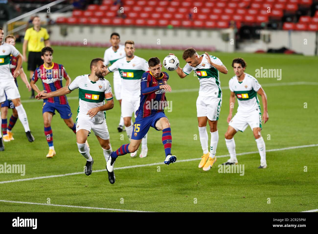Barcelona, Barcelona, Spain. 19th Sep, 2020. Lenglet during the Gamper Trophy match between FC Barcelona and Elche at Camp Nou on September 19, 2020 in Barcelona, Spain. Credit: David Ramirez/DAX/ZUMA Wire/Alamy Live News Stock Photo
