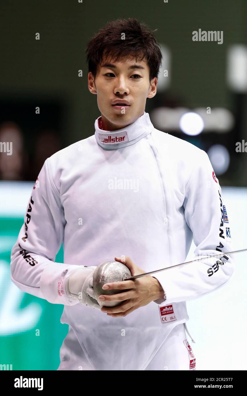 Tokyo, Japan. 19th Sep, 2020. Koki Kano is seen during the 73rd All Japan Fencing Championships Men's Epee preliminaries at Komazawa Olympic Park Gymnasium. Credit: Rodrigo Reyes Marin/ZUMA Wire/Alamy Live News Stock Photo