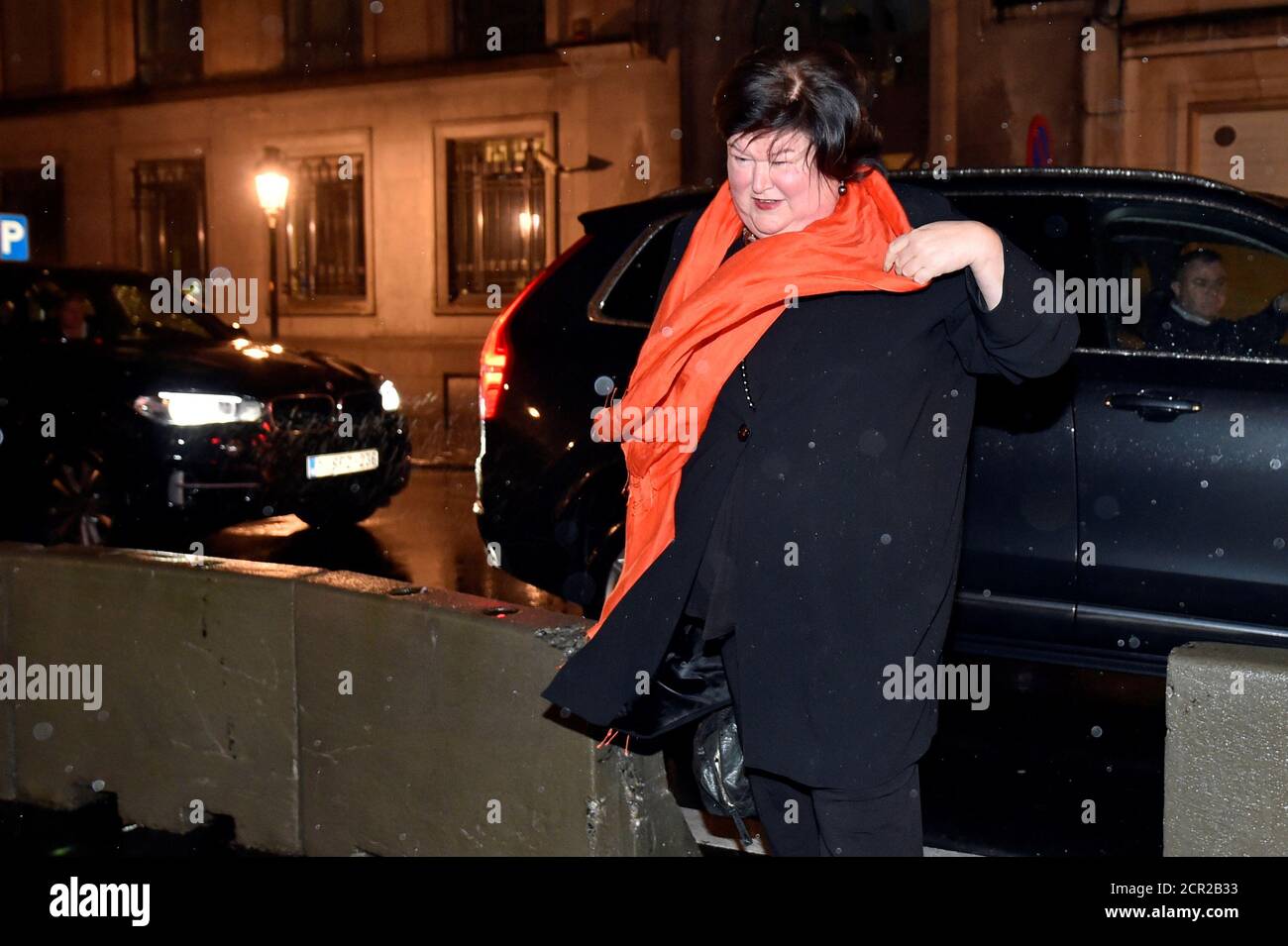 Belgian Health Minister Maggie De Block arrives for a Special Cabinet  meeting about the Marrakesh treaty, in Brussels, Belgium, December 8, 2018.  REUTERS/Eric Vidal Stock Photo - Alamy
