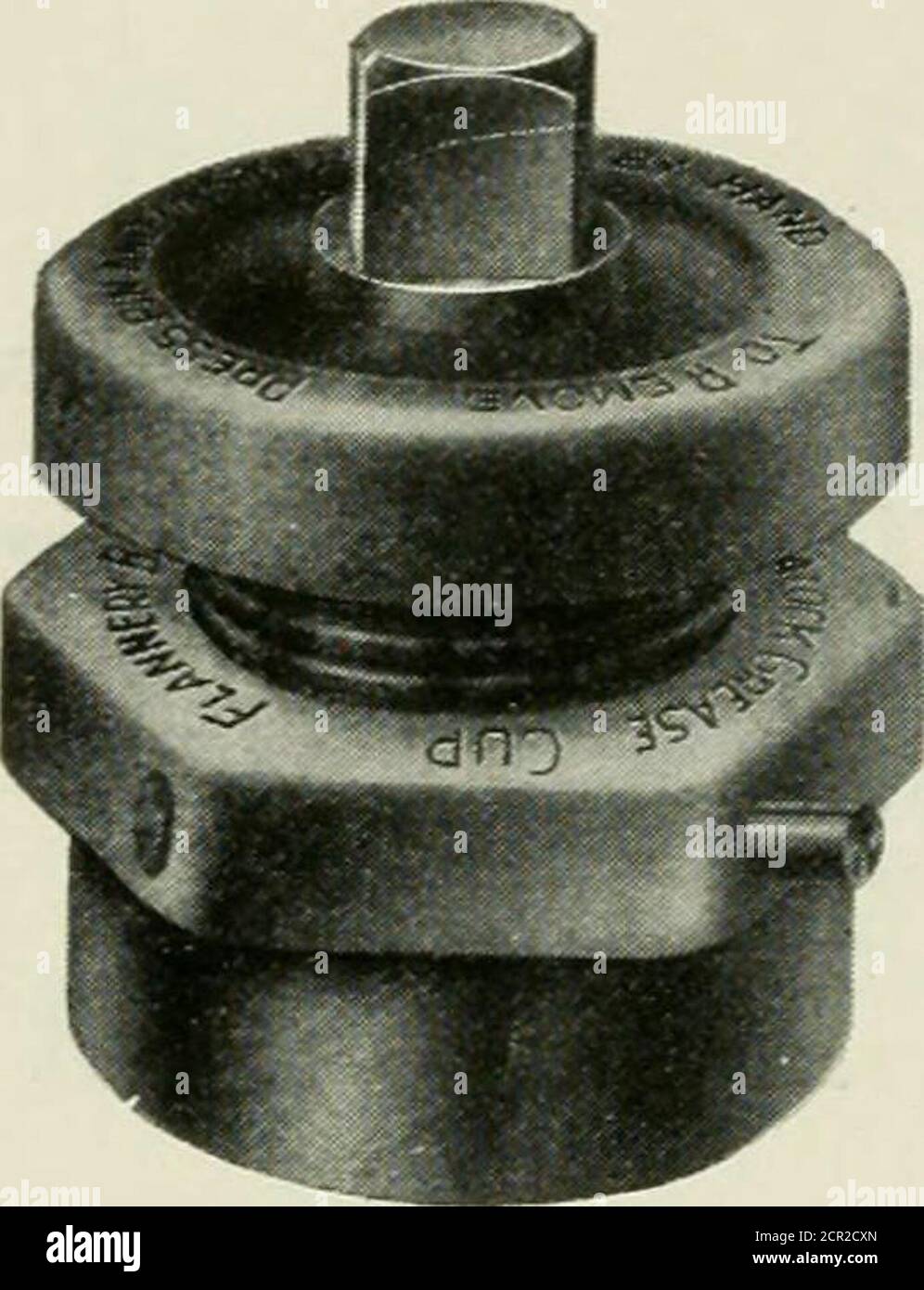 . Official proceedings . Electric Tools FLANNERYGREASE CUPS are the solution of your Grease Cupproblems. A patented locking device holdsthe plug in place—cannot come offor become lost. The simplest, mosteffective, most economical GreaseCups yet designed for railroadservice. Flannery Grease Cups should be installed on your locomotives today. Write us about your requirements. We also manufacture F. B. C. Welded Flexible, Stay-bolts, Tate Threaded Flexible Staybolts, Water Spaceand Radial Stays. Flannery Bolt Company FLANNERY BUILDING, 3528 FORBES STREET,PITTSBURGH, PA.. HUNT-SPILLER IRON HAS THE Stock Photo