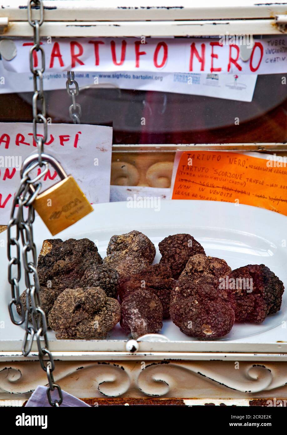 Truffles, Pistoia, Tuscany, Italy Stock Photo