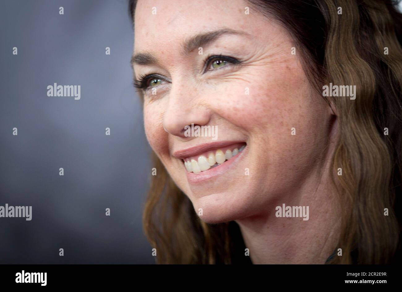 Actress Julianne Nicholson arrives for the premiere of the movie 'August: Osage County' in New York December 12, 2013.   REUTERS/Carlo Allegri (UNITED STATES - Tags: ENTERTAINMENT) Stock Photo
