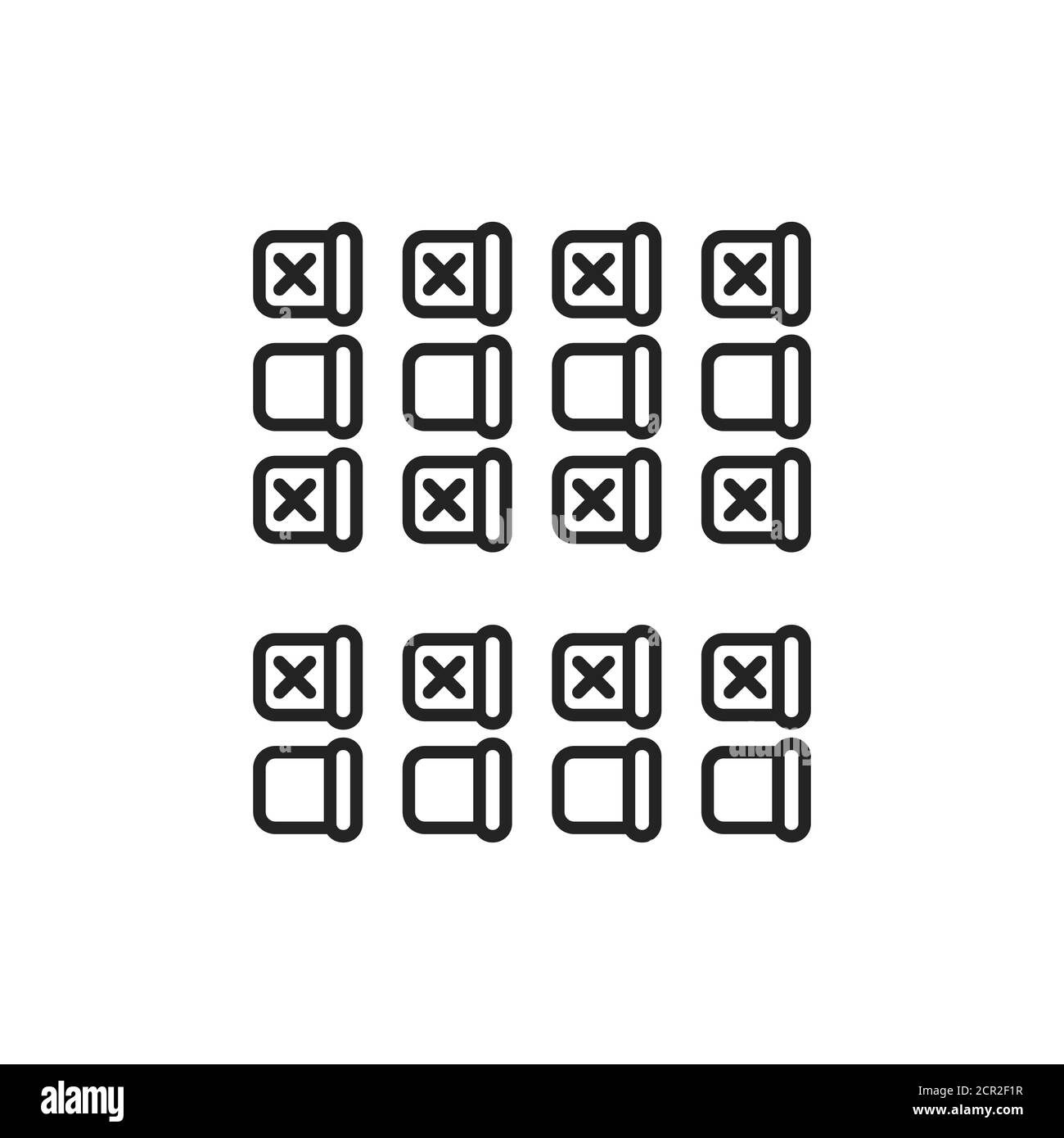 Plane seating chart hi-res stock photography and images - Alamy