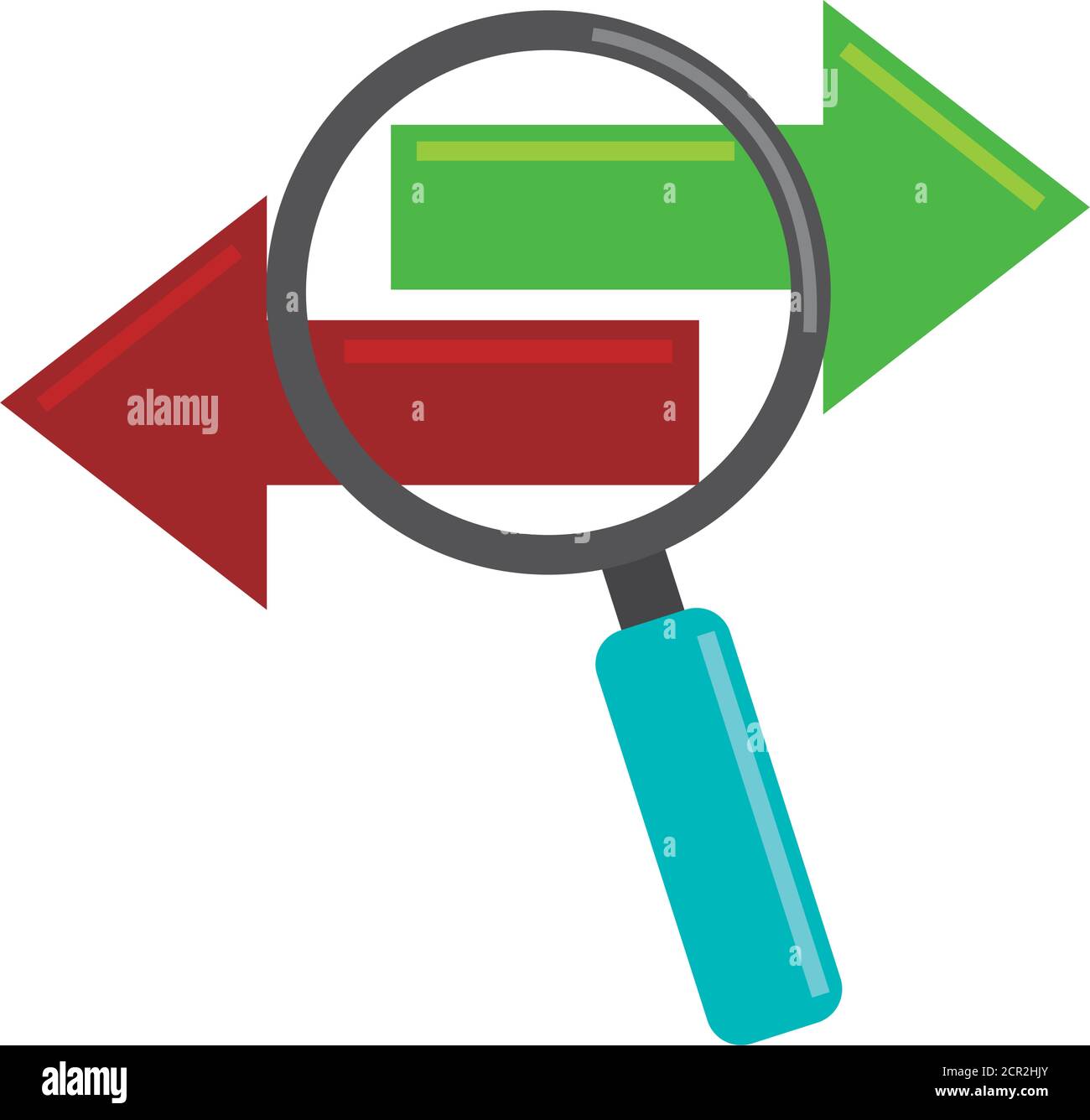 Free Stock Photo of Analysis Magnifier Represents Data Analytics And Analyse