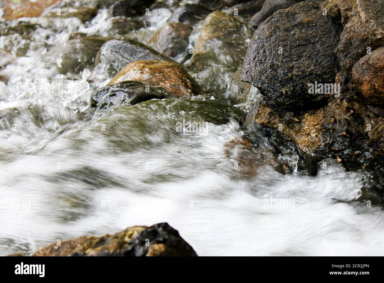 Water Rushing Through Rocks close-up of water rushing and splashing passed rocks Stock Photo - Alamy