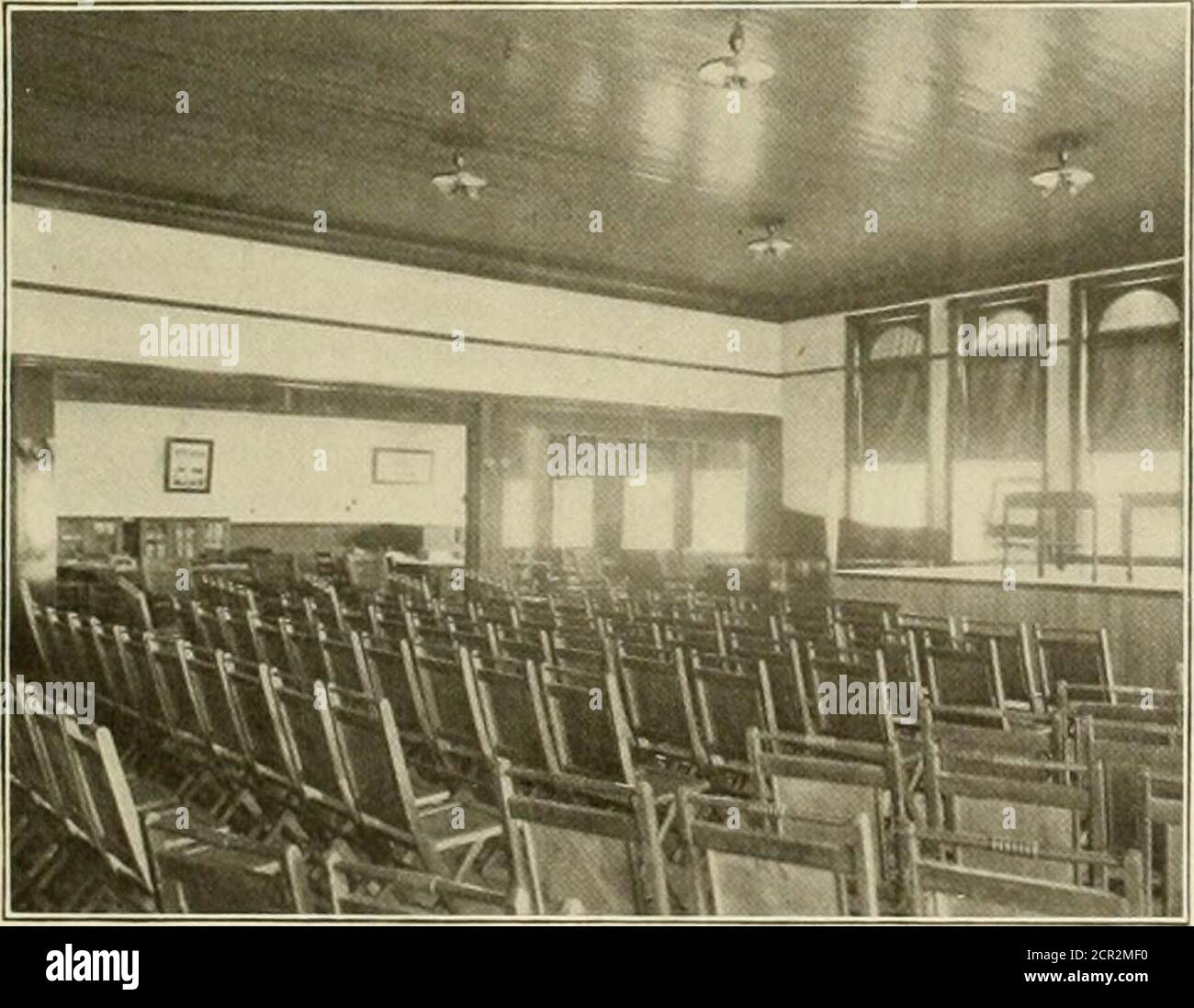 . The street railway review . BOWLING ALLEYS, SCHENECTADY RAILWAY EF.NEFIT ASSOCIATION. The quarters occupied by the association are located on thesecond floor of the railway companys shops, on Fuller St., wherethe members are allowed to spend their leisure hours at all timesof the day or night. As is shown in the accompanying illustra-tions, the main club rooms consist of an assembly room, a readingroom, a billiard and pool room and a bowling alley. Locker,. ASSEMBLY ROOM, SCHENECTADY RAILWAY BENEFIT ASSOCIATION. cloak and wash rooms and baths are provided. Each one of theserooms is well furn Stock Photo