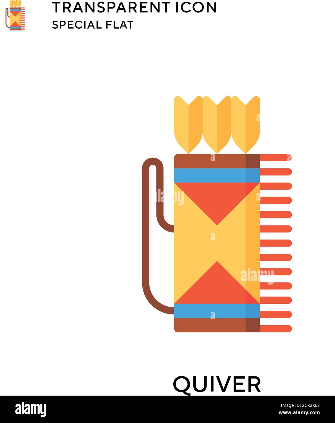 Flat quiver Cut Out Stock Images & Pictures - Alamy