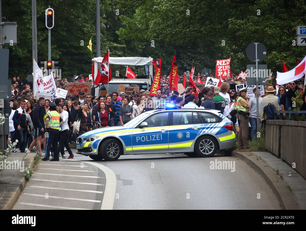 police car blocks