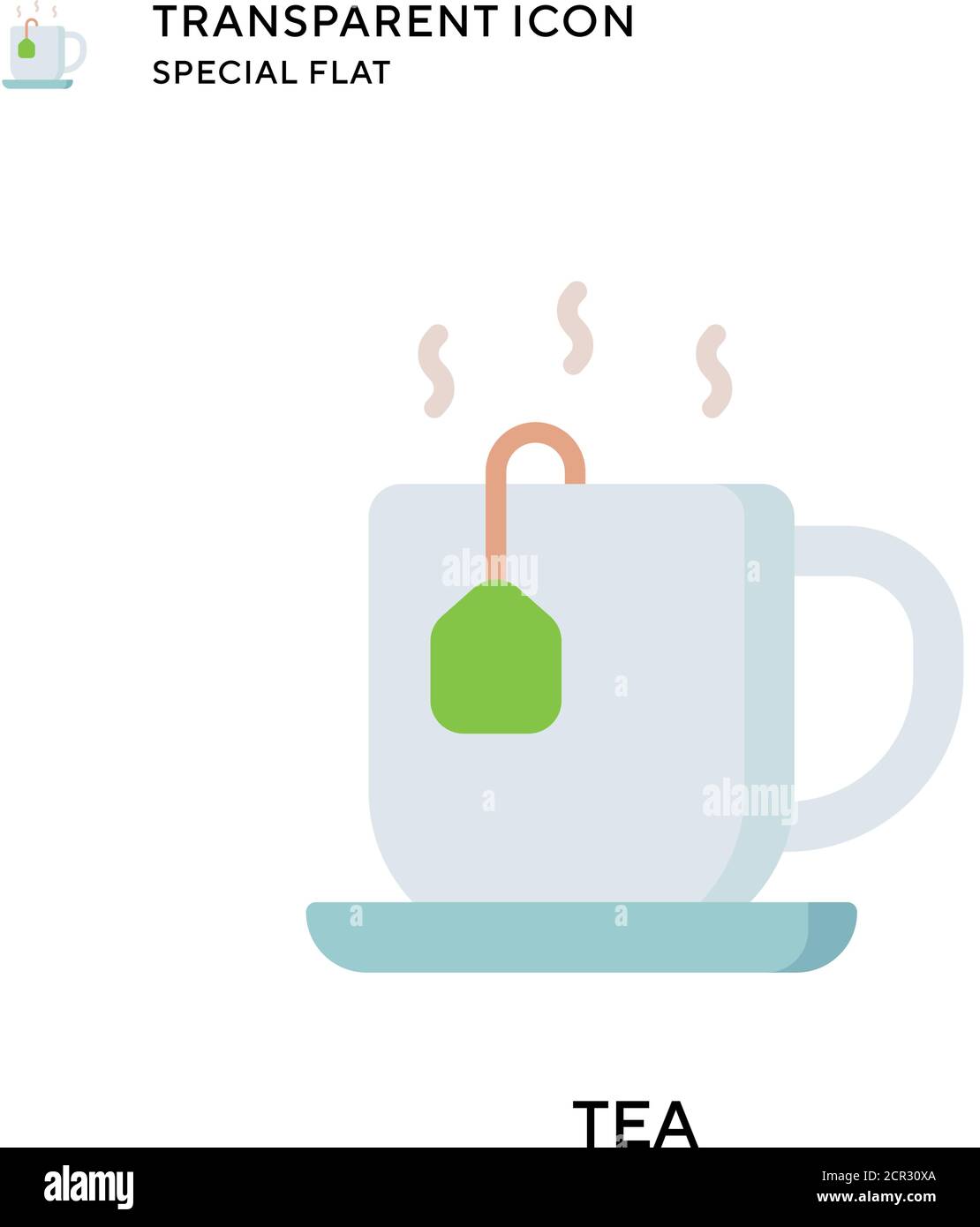 Tea vector icon. Flat style illustration. EPS 10 vector Stock Vector ...
